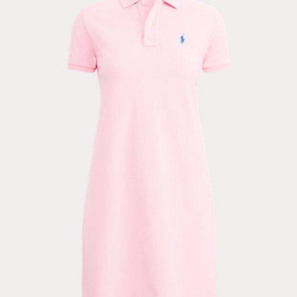 Ralph Lauren Cotton Mesh Polo Dress - Picture 1 of 5